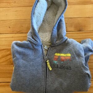 LL Bean Kids’ Sherpa Hoodie, 6x-7